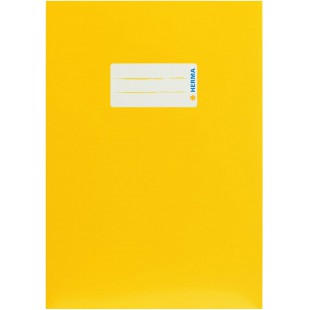 HERMA 19760 couverture de papier a  lettre DIN A5 avec etiquette d'etiquetage, en carton solide et extra fort, protege-cahier po