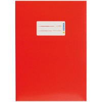 HERMA 19762 couverture de papier a  lettre DIN A5 avec etiquette d'etiquetage, en carton solide et extra fort, protege-cahier po