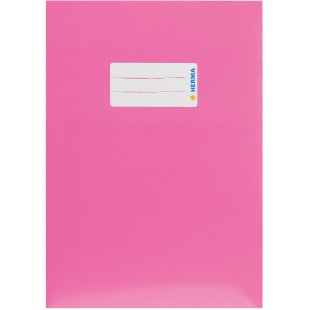 HERMA 19763 couverture de papier a  lettre DIN A5 avec etiquette d'etiquetage, en carton solide et extra fort, protege-cahier po