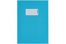 Lot de 10 : HERMA 19764 protege-cahier a couverture cartonnee DIN A5 avec etiquette d'annotation, en papier solide et tres epais