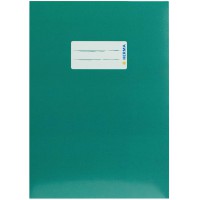 HERMA 19767 couverture de papier a  lettre DIN A5 avec etiquette d'etiquetage, en carton solide et extra fort, protege-cahier po