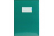 HERMA 19767 couverture de papier a  lettre DIN A5 avec etiquette d'etiquetage, en carton solide et extra fort, protege-cahier po