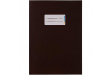 Lot de 10 : Herma 19768 Protege-cahiers en carton DIN A5 avec etiquette d'inscription, en papier solide et extra resistant, pour