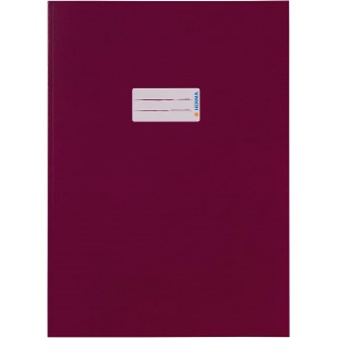 Lot de 10 : HERMA 19804 Protege-cahier A4 avec etiquette d'etiquetage, papier robuste et extra resistant, couverture pour cahier