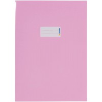HERMA 19805 Protege-cahier A4 avec etiquette d'etiquetage Papier robuste et extra resistant Rose