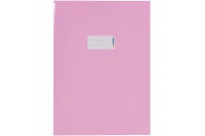 Lot de 10 : HERMA 19805 Protege-cahier A4 avec etiquette d'etiquetage Papier robuste et extra resistant Rose
