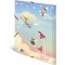 Herma 19823 Porte-documents format A4 pour enfant - En carton solide avec rabats interieurs imprimes, elastique - Avec reliure a