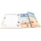 Herma 19831 Porte-documents DIN A3 en carton solide avec rabats interieurs imprimes, reliure elastique, classeur a  coins et 1 p