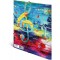 Herma 19835 ArtLine Music Porte-documents DIN A4 en plastique solide avec rabats interieurs imprimes, elastique a  serrer, 1 por