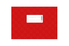 Lot de 10 : HERMA Protege-cahier format A5 paysage avec etiquette en plastique facile a nettoyer et robuste - Couverture a enfil