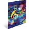 Herma 19858 ArtLine Music Porte-documents DIN A3 en plastique solide avec rabats interieurs imprimes, elastique a  serrer, 1 por
