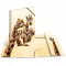 HERMA Chemises a  elastique Animaux exotiques avec motif Amis de girafes, A3, plastique robuste, avec impression interieure, 1 p
