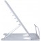 HERMA Support de lecture en metal (19,8 x 22,2 x 3,3 cm plie) reglable sur 5 niveaux, antiderapant, support de livre pour l'ecol