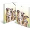 Herma 19971 Porte-documents DIN A3 Motif poupee de suricate en plastique solide avec rabats interieurs imprimes, reliure elastiq