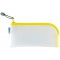 HERMA 20005 Pochette zippee etui de voyage (23 x 11 cm) petite pochette transparente a  fermeture zip pour portable, cable de ch