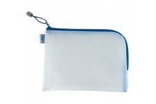 HERMA 20009 Trousse de toilette A5 a  fermeture eclair (26 x 20 cm) petite pochette transparente a  fermeture zip pour produits 