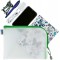 HERMA 20010 Trousse de toilette A5 a  fermeture eclair (26 x 20 cm) petite pochette transparente a  fermeture zip pour produits 
