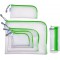 HERMA 20010 Trousse de toilette A5 a  fermeture eclair (26 x 20 cm) petite pochette transparente a  fermeture zip pour produits 