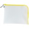 HERMA 20017 Pochette a  documents A4 avec fermeture eclair (36 x 28 cm) grande pochette transparente a  fermeture zip pour docum