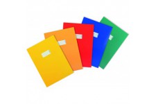 HERMA 20227 Lot de 5 enveloppes cartonnees avec etiquette d'etiquetage Format A4 en papier solide et extra resistant pour cahier