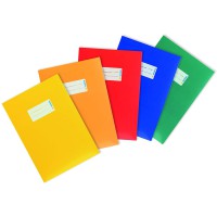 HERMA 20228 Lot de 5 pochettes de reliure en carton avec etiquette d'etiquetage Format A5