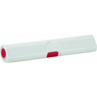Emsa 508020 Derouleur coupe-film papier d'aluminium et film alimentaire, taille 33 cm, RougeBlanc, Click & Cut