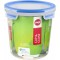 Emsa 508553 Boite alimentaire ronde avec couvercle, 2.0 Litre, Transparent (bleu)