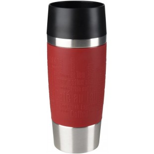 Emsa Travel Mug isotherme 360 ml, Fermeture par pression, Quick Press, 100 % hermetique pour un transport 100 % sur, Silicone 51