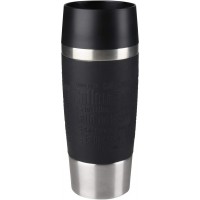 Emsa Travel Mug, Mug isotherme, 0,36 L, 100% sur, 100% hermetique, Base antiderapante, Boissons chaudes et froides, B