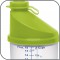 Emsa 513518 SUPERLINE shaker avec couvercle et bec verseur, 0.5L, transparent vert