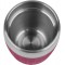Emsa 514517 TRAVEL CUP tasse isotherme, mug avec couvercle, revetement silicone, 200ml, Framboise