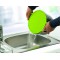 Emsa SMART KITCHEN Couvercle anti projections, passoire, en silicone 21cm vert