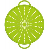 Emsa SMART KITCHEN Couvercle anti projections, passoire, en silicone 26cm vert