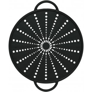 Emsa SMART KITCHEN Couvercle anti projections, passoire, en silicone 26 cm anthracite
