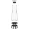 Emsa Carafe, Station de Refroidissement, 1 Litre, Fermeture Automatique, Verre/Inox, Flow Classic, 515668