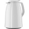 Emsa Pichet Isotherme, 1 Litre, Fermeture Quick Press, 100% Hermetique, Blanc Brillant, Mambo, 517004