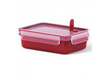 Emsa - Boite a  Micro-ondes - Clip & Micro - Lunchbox - Rouge - Taille: 0,8 L (Ref: 517772)