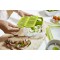 Emsa Boite a  Repas et En-cas avec 2 Inserts Pratiques et Couvercle, Boite a  Brunch, Volume : 1,2 Litres, Transparent/Vert, Cli