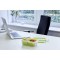 Emsa Boite a  Repas et En-cas avec 2 Inserts Pratiques et Couvercle, Volume : 1 Litre, Transparent/Vert, Clip & Go, 518101