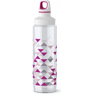 EMSA DRINK2GO TRITAN, Gourde De 0,7L, Motif Triangle