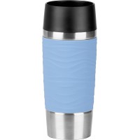 Emsa N2010700 Travel Mug Waves Mug Isotherme Bleu Pastel 0.36 Litres