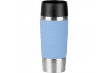 Emsa N2010700 Travel Mug Waves Mug Isotherme Bleu Pastel 0.36 Litres