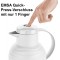 EMSA Samba Wave N4011500 Verseuse Isotherme, 1 Liter, Blanc