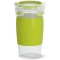 Emsa N10715 Clip & Go Gobelet a  smoothie | 450 ml | Rond | 100 % etanche | Passe au lave-vaisselle | Transparent/vert clair