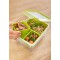 EMSA CLIP GO boite a  repas XL 2.3L + 3 comp + 1 boite Vert pique-nique dejeuner lunchbox repas N1071600