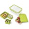 EMSA CLIP GO boite a  repas XL 2.3L + 3 comp + 1 boite Vert pique-nique dejeuner lunchbox repas N1071600