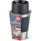 EMSA Travel Mug Compact Tasse Mug isotherme noir 0,3 L Isolation double paroi boissons chaudes cafe 3h fraiches 6h Ac