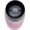 Emsa Travel Mug isotherme 0,36 L cassis revetement silicone conserve 4 h chaud 8h froid ouverture facile compatible lave-vaissel