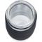 EMSA Tea Mug verre Noir 0,4 L, Verre double paroi haute qualite, Manchon silicone, Infusion parfaite du the, Filtre 2