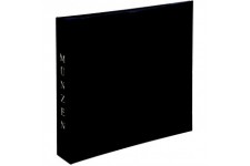30220-01 - Album numismatique, avec 2 taies Porte-monnaie, noir